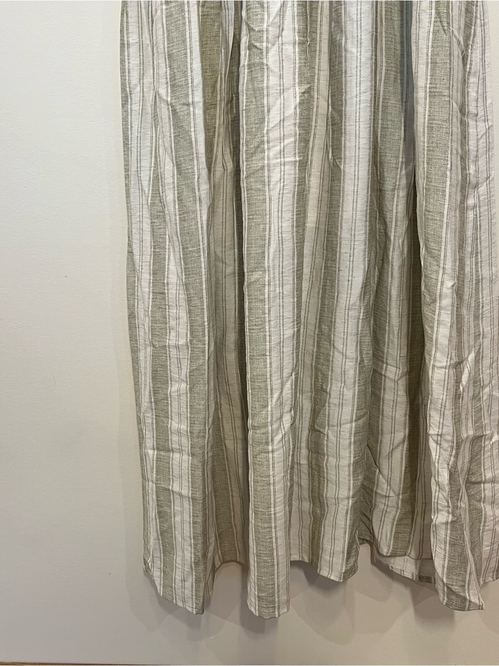 Amaya Spaghetti Strap Midi Dress by Blu Pepper Medium Smocked Chevron Striped - Picture 8 of 10